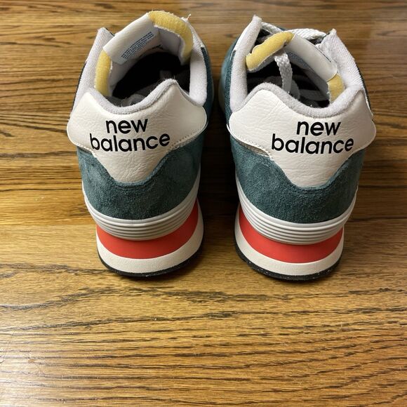 New Balance 574 Classic Athletic Shoes Green White US Men Size 10 New - Picture 5 of 6